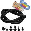 Générique Tubo Di Gonfiaggio,Tubo D'Aria per Pompa Portatile Multifunzione | Collegamento Leggero Portatile Multifunzione per Materasso Zattera Barca Tenda Kayak Piscina e Tavola da Paddle