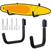 Générique Supporto da parete per kayak - Supporto in acciaio a risparmio di spazio con vite,organizer da parete robusto per interni appartamenti, dormitori, sci, paddleboard, surf, canoa, wakeboard, barca