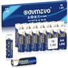 avmzvo Batterie AA, LR6, 16 pezzi, 1,5 V Alcaline, potenza duratura, potente, può essere utilizzata per giocattoli, sveglie e altri dispositivi elettronici【10 anni di garanzia】