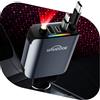 WHATOOK 4 IN 1 Acendere sigarette USB C Caricabatterie auto: [75% più piccolo][LED del cielo stellare] 66W auto auto caricabatterie veloce adattatore con cavo di tipo C retraibile