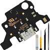 ZHUROUPU Connettore Dock di Ricarica Ricambio per Galaxy S24 5G SM-S921B da 6,2 Pollici 2024, Scheda di Ricarica Rapida USB Type C di Ricambio con Adesivo Impermeabile e Strumenti di Riparazione