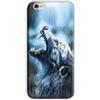 Mixroom - Cover Custodia Back case In TPU Silicone Morbida Per IPHONE 16E Fantasia Lupo Sotto La Piogga M570