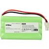 vhbw batteria compatibile con Somfy Keasy 600, 800 cancelli, porte automatiche (1200mAh, 9,6V, NiMH)