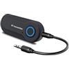 QEOTOH Trasmettitore Bluetooth 3.5MM Adattatore Audio Jack Adattatore Wireless Trasmettitore Stereo Audio 4.0 Per Cuffie Bluetooth S9N1 TV