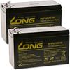 KungLong Piombo batterie al gel per UPS APC Smart-UPS 750 9Ah 12V (sostituisce anche 7,2Ah / 7Ah), 12 V, piombo acido