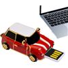 Birtern Chiavetta USB a forma di auto classica, design retrò, 4 GB, disco di archiviazione dati per laptop, telefono, TV, giochi, trasferimento musica, foto, cellulare