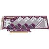 Luocute PCIE 5.0 X16 a NVME M.2 SSD Adattatore Scheda 512 Gbps Scheda di Espansione PCIE NVME Ad Alta velocità con PCB Placcato in Oro per PC Desktop OS X