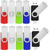 ABLAZE 10 Pezzi Chiavetta USB C 16 GB OTG USB 2.0 Type-C compatibile con i-/Phone 16/15, smartphone Android, computer, tablet, Mac, iPad e PC