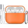 TNSNK Silicone per AirPods Pro 3 Case Cover, A7-Orange