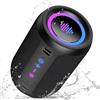 Tiksounds Cassa Bluetooth Portatile Potente 15W, Mini Altoparlante Bluetooth 5.4, Accoppiamento TWS, Bassi Potenti, IPX7 Impermeabile, Luci LED Colorate, 12 Ore di Autonomia, Speaker Bluetooth da Esterno Feste