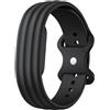 GIOPUEY Cinturini Compatibile con Google Fitbit Air, Morbido Silicone Cinturino [Resistente all'Usura] [Traspirante] - Black