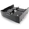 xbiez Olmaster MR-8802 - Staffa di conversione per rack standard da 5,25 pollici a 3,5 pollici o per 6 x 2,5 '' SSD multifunzione Ssd staffa adattatore