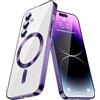 SIYOPINPFY Custodia per Samsung Galaxy S25 FE Cover, Compatibile con Mag-Safe, Custodia con Protezione Fotocamera, Trasparente Anti Ingiallimento Antiurto Cover per Galaxy S25 FE CX Nero