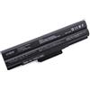 vhbw batteria compatibile con Sony Vaio VGN-TX26C/T, VGN-TX26C/B, VGN-TX26C/W notebook (6600mAh, 11,1V, Li-Ion) - nero