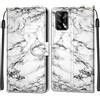 Feyten Cover per Oppo A74 4G/F19 4G, Custodia in Pelle Oppo A74 4G/F19 4G, Flip Custodia Pelle PU con [Magnetica][TPU Antiurto][Supporto Stand] Cover a Libro Portafoglio Wallet Case (Marmo 1)