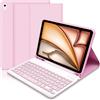 tititinita Custodia per iPad Air 11 pollici con tastiera 2024, custodia con tastiera per iPad Air 6a generazione, custodia intelligente con tastiera staccabile per iPad Air 11/Air 11 5a/4a (2022/2020