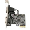 Annadue Scheda Adattatore Seriale PCI Express a 2 Porte, Scheda Controller Host Seriale PCIE, PCIE a Seriale DB9 per Vittorie XP, Vista, 7, 8.x, 10, 11-bit e Linux