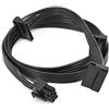 ZAHARA Cavo di Alimentazione PCIE 6 Pin 13 SATA 15 Pin per C ORSAIR CX850M CX750M CX600M