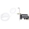 Elprico WiFi 6E PCIE SCHEDA WiFi per PC Desktop, Bluetooth 5,2,2,4 GHz, 5GHz e 6GHz Tri-Band 4174MBPS Adattatore di Rete, Adattatore Wireless (Antenna da 8 dB) (Antenna del cavo di estensione)