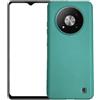 Generico Cover compatibile con ZTE Blade A73 5G 7160N DISPLAY schermo lcd 6.52 Copertura back custodia Protezione Gel Silicone TPU Morbida flessibile Soft Slim Case matte (Verde acqua)