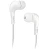 SBS Auricolari a Filo in-ear Studio Mix 10, Ottimi per Musica e Chiamate, Cavo Jack 3,5mm, Tasto Risposta/Fine Chiamata, Microfono, Universali per Smartphone Android, Colore Bianco