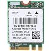 Annadue Scheda di Rete Wireless di Gioco, per Banda Killer Wireless-AC 1535 (2,4 GHz e 5 GHz) 802.11ac NGFF M.2 867Mbps Scheda di Rete Bluetooth 4.1