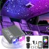 SUNKENET 32W RGBW LED Fibra Ottica, 1000pcs*0.75mm*4m Cielo Stellato LED Con APP Bluetooth/Remote/Controllo Musica Kit di Plafoniere Star, Fibra Ottica Cielo Stellato per Auto/Casa/Teatro