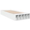 vidaXL Giroletto Bianco 100x200 cm in Legno Massello, Letto, Letto Singolo, Letto con Contenitore, Rete Letto, mobili Camera da Letto