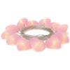 Uanqfegy Stringa di luci a cuore con 10 cuori da 6, 6 piedi alimentata a batteria - Romantiche lucine LED per camera da letto, feste, matrimoni, decorazioni di San Valentino, rosa