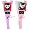 SYTTNUM 2pcs Bouquet Di Bambole Bear,Orsetti di laurea di peluche Bouquet, Peluche Mini Orso Decorazione Di Laurea Decorativo