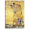 Printed Paintings Stampa su Tela (60x80cm): Gustav Klimt - L'abbraccio (1909)