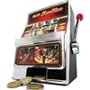 Monsterzeug MostroMania Salvadanaio Slot Machine con Leva, Effetti Sonori e Luci Colorate, Macchinetta da Casinò in Miniatura, Slot Machine Stile Las Vegas, Giochi Arcade