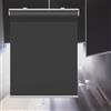 tow000ack Tende a Rullo con Sistema a Molla,Tenda Avvolgibile Oscurante per Interni,Impermeabili,Protezione dal Calore,per Finestre e Porte,Nera,Personalizza,Larghezza x Altezza (70cm x 270cm)