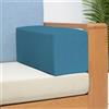 XIEMINLE Cuscino di supporto per divano e bracciolo, personalizzato, supporto per il collo con cerniera, morbido, imbottito, per testiera, materasso, spazio per letto (40 x 15 x 15 cm, blu2)