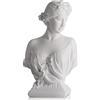 WUBIANJIE Busto di Artemide da 30 cm Grande Statua della Dea Greca in Resina per Ufficio, Libreria, Casa, Toeletta, Ritratto in Gesso di Venere Giovane, Collezionismo per Amanti