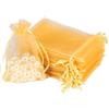 YWKJDDM Sacchetti in organza, 30 sacchetti in organza, 20 x 30 cm, grandi sacchetti in organza, da riempire per sacchetti regalo, matrimonio, Natale, feste, regalo (oro)