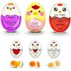 WWYSSZ 3 Pezzi Egg Timer Uova Sode, Timer Uovo con Cambio Colore, Indicatore per Cottura Uova (Morbido,Medio,Duro), Design Gallina Divertente, Riutilizzabili, per Famiglie, Bambini, Colazioni