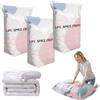 shopetei Sacchetti Sottovuoto Vestiti, 2026 New Buste Sottovuoto Vestiti, Buste Sottovuoto Piumoni, Sacchi Sottovuoto Vestitis, Sacchi Salvaspazio per Coperte, Piumoni, Viaggi (3Pcs, 70x50x30cm)