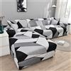 OKJK Copridivano Angolare Stampato OKJK, per Soggiorno, Chaise Longue Elasticizzato, con Penisola, per Divano in Pelle, Lavabile in Lavatrice, Color 22, XL (235-300cm), 1PC