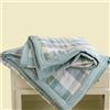 DOTBUY-SHOP 100% Cotone Trapuntino Copriletto Doppia Faccia Estivo Trapunta Leggera Fresco d'Estate Copriletto Trapuntato per Letto Singolo Letto Matrimoniale (Blu Scozzese,200x230cm)