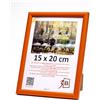 3-B Cornice Maui arancione 15 x 20 cm, cornice in legno, cornice per foto, cornice per ritratti con vetro acrilico