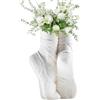 Generico Vaso decorativo, vasi di fiori,Vaso Flores moderno - Scultura con ritratto di ballerina di scarpette da ballo in ceramica, artigianato per composizioni floreali per fiori idroponici secchi