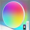YICALE Lampadario Cameretta 3000K-6500K Lampada RGB Dimmerabile Plafoniera Smart 24W Plafoniera LED Soffitto con Telecomando IP44 Lampadario Alexa, Bluetooth, APP per Camera da Letto, Soggiorno, Ø32CM
