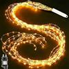 Dekofun 2M 200 LED Cascata di Luci con Spina, Bianco Caldo