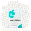 BUTBU 180 Pezzi Cerotti Brufoli Pimple, Patch Brufoli Invisibili 2-In-1, con olio dell'albero tè Acido Salicilico Giorno e Notte Impermeabili e Traspiranti, Per Sbarazzarsi dell'acne Velocemente