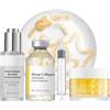 SONGVISON Set di fiale per lifting intensivo di seta: 3 pezzi di routine anti-invecchiamento per la cura della pelle con fiala peptidica, toner idratante e crema al retinolo, siero contro rughe, linee sottili