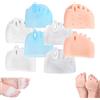 Aosrioylt Separatori Dita in Silicone Hyggear for Donne E Uomini, Cuscinetto Correttore for Alluce Valgo, Separatori Dita in Gel Traspiranti E Morbidi for Dita Sovrapposte(Four-color)
