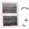 BUTBU Ciglia Finte Ciuffetti Kit, 30d/40d Curl Ciglia Finte, cigli finta Da Donna, Morbide, Volume Eyelashes, Per Uso Fai Da Te E Personale E Domestico, Per Principianti Naturali Lashes（Stile A）