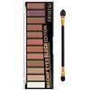 BUTBU Ombretti, Professional Makeup Palette Ombretti Ad Alta Pigmentazione, 12 Colori Neutri Sfumabili, con Finish Matte, Shimmer e Glitterati per Look Soft Glam