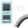 Natuhana Extension Ciglia W Forma 3D 4D 5D 6D 7D 8D 0.07 C D L LU Curl 8-15mm Classico Ciglia Ciuffetti Naturali Premade Fan Eyelash Extensions Volume Russo Professionale